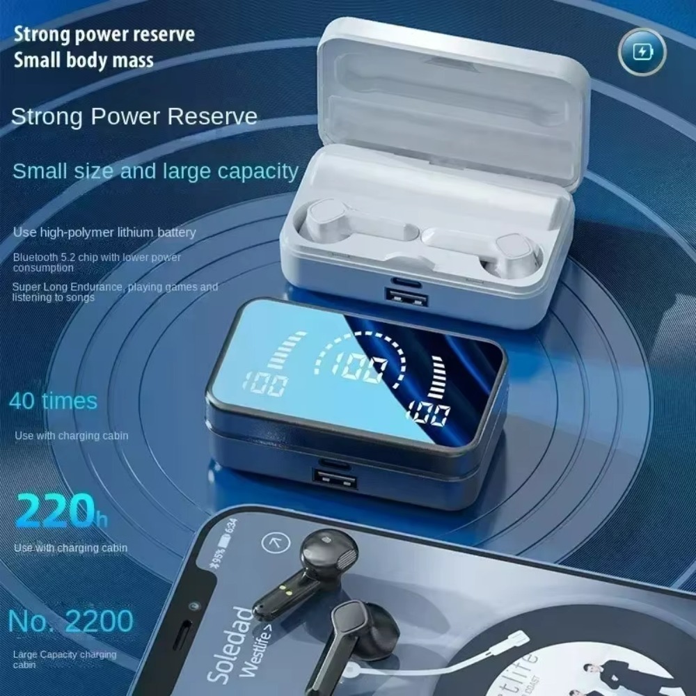 QCY TWS S20 Earphone Bluetooth - Phone Cases review and price