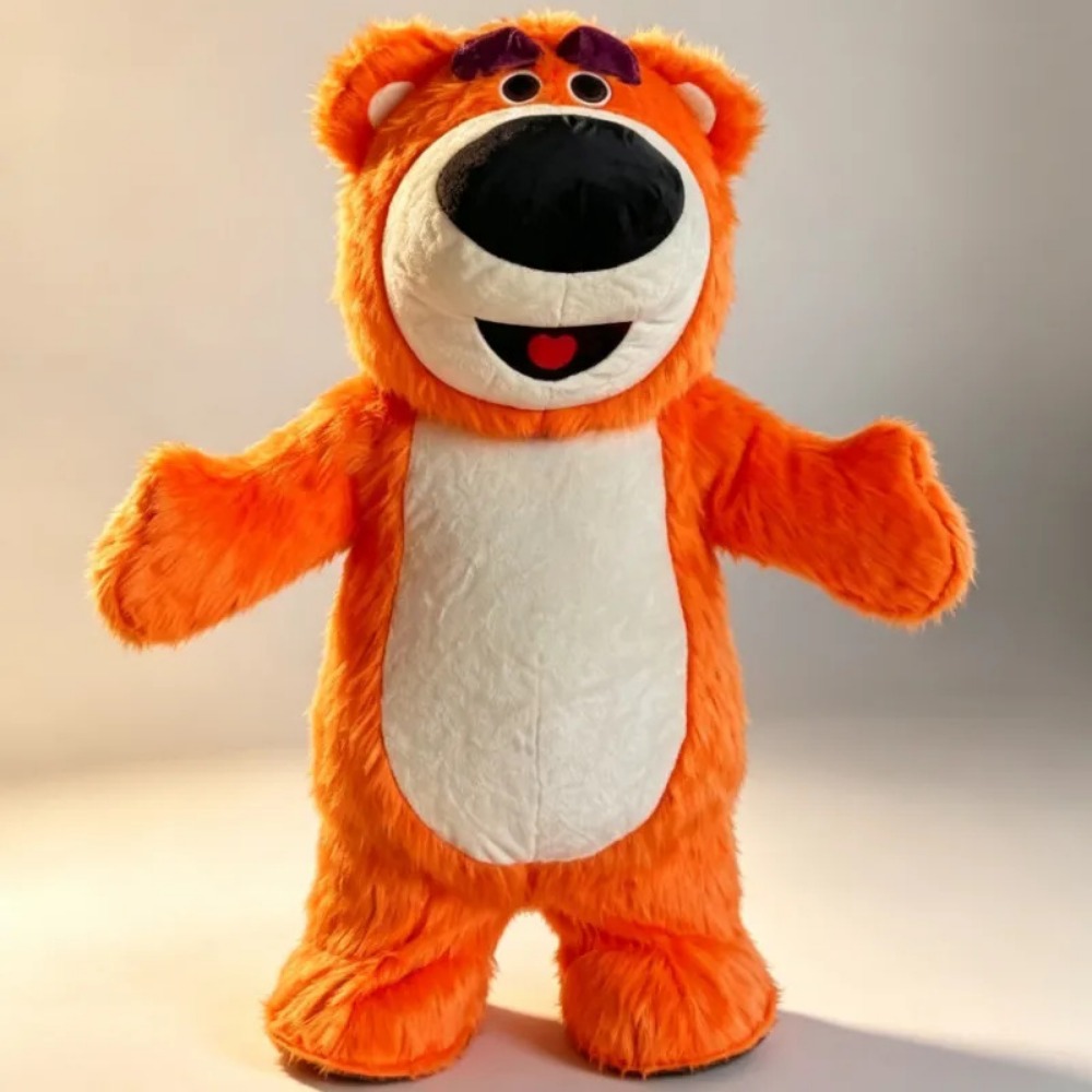 Inflatable Orange Bear Mascot  - Chargers review and price