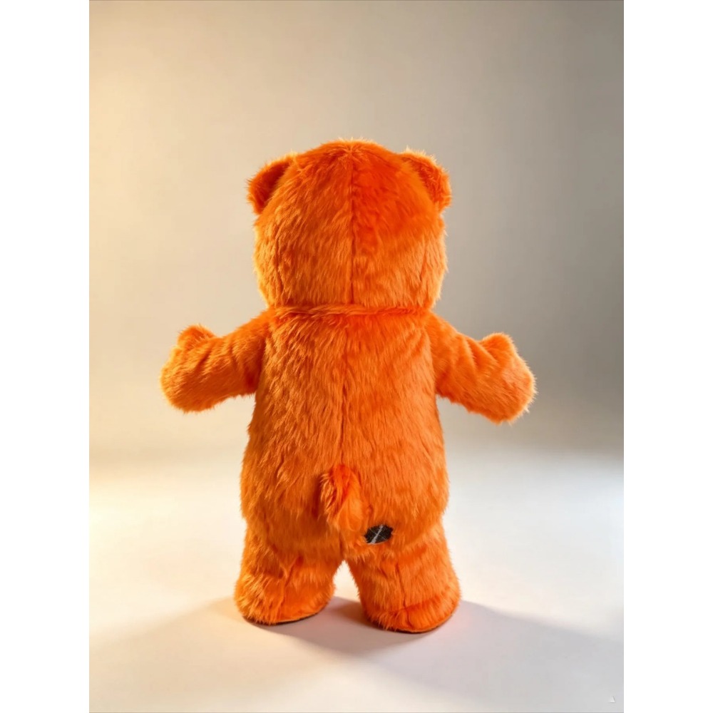 Inflatable Orange Bear Mascot  - Chargers review and price