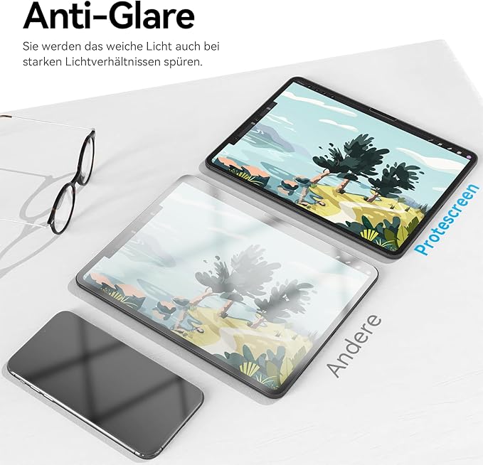 2Pcs Matte Like Paper Film For - Matte Anti Glare Screen Protector review and price