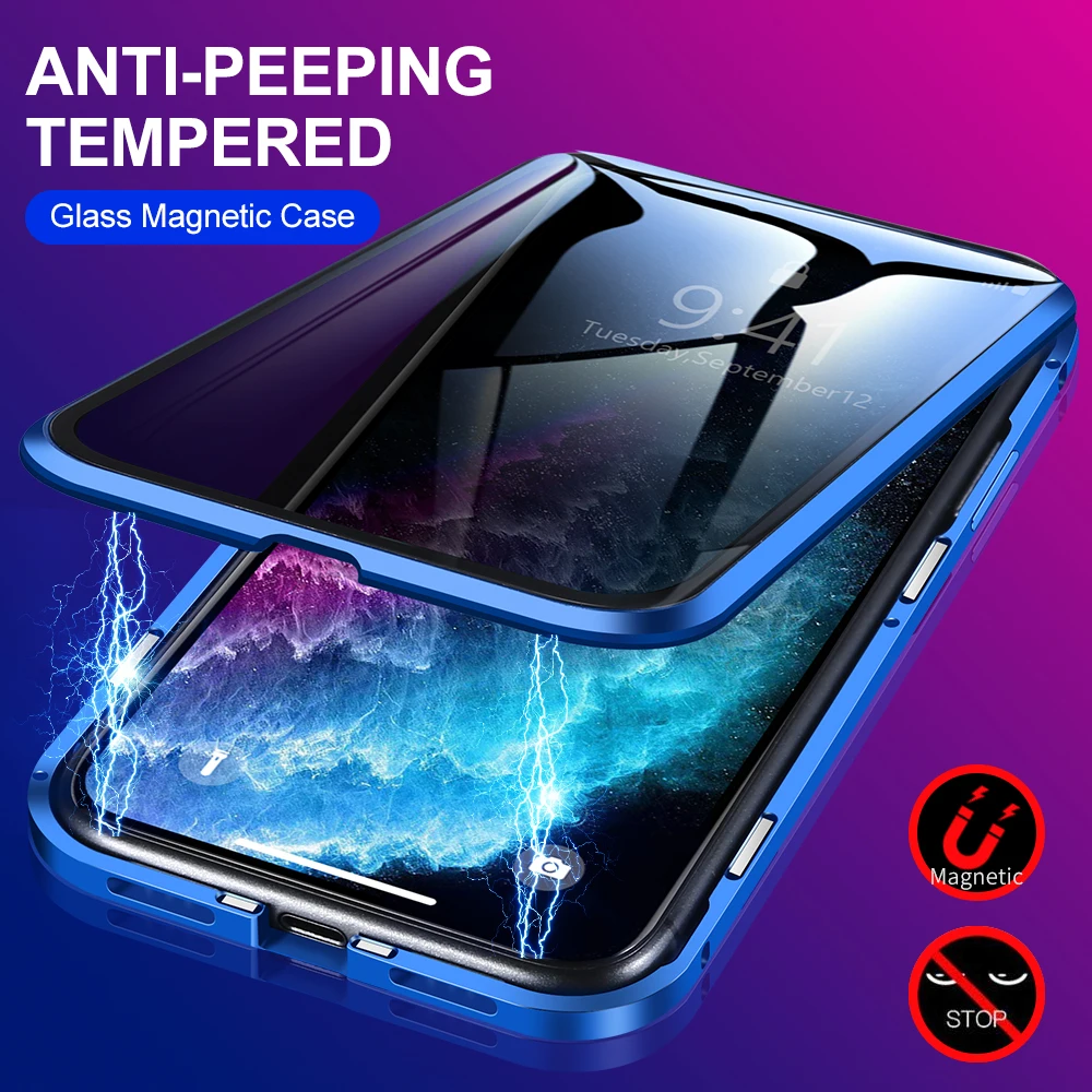 Anti Peeping Spy Magnetic Case - Anti Spy Privacy Glass Case review and price