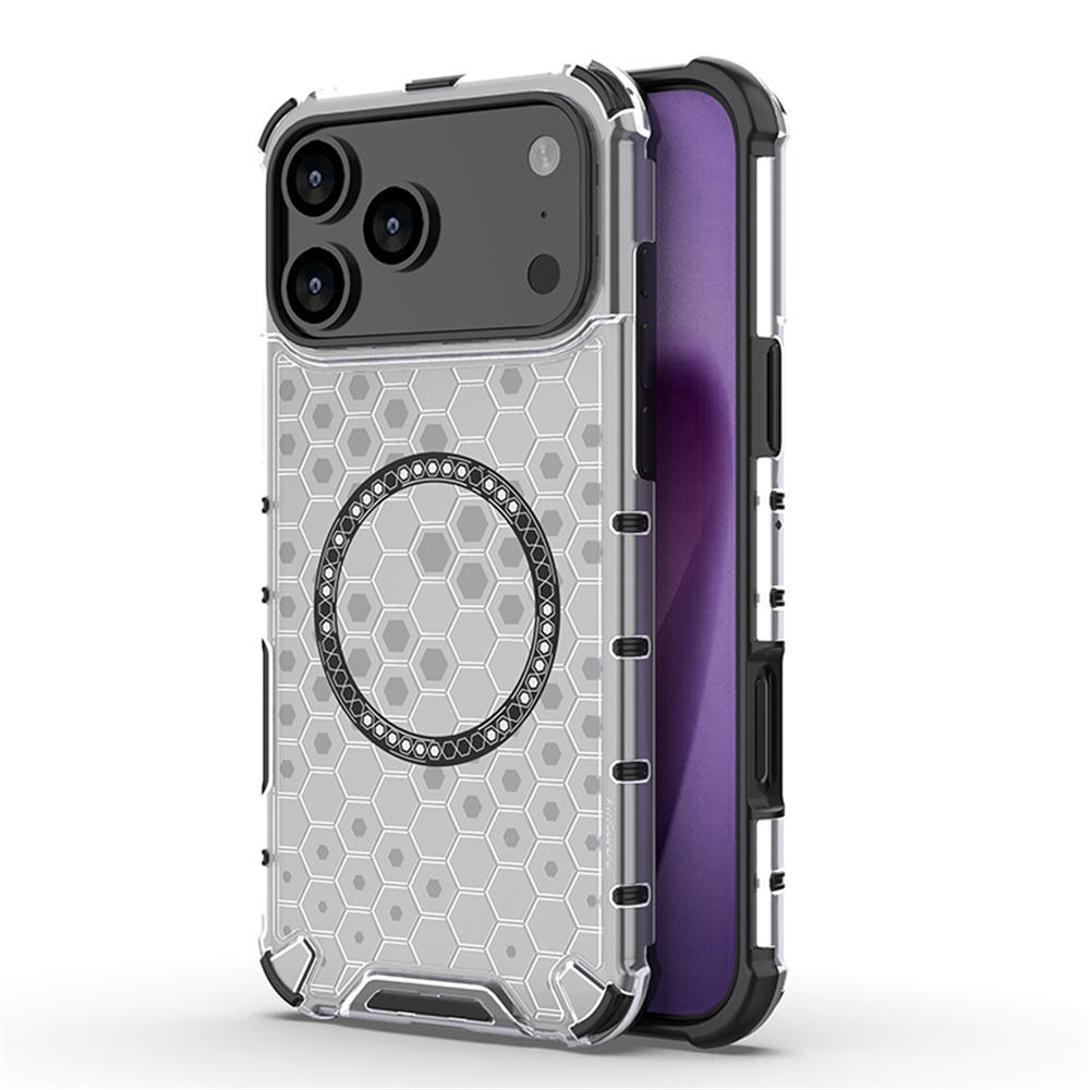 Luxury Clear Honeycomb Armour  - Clear Shockproof Bumper Case review and price
