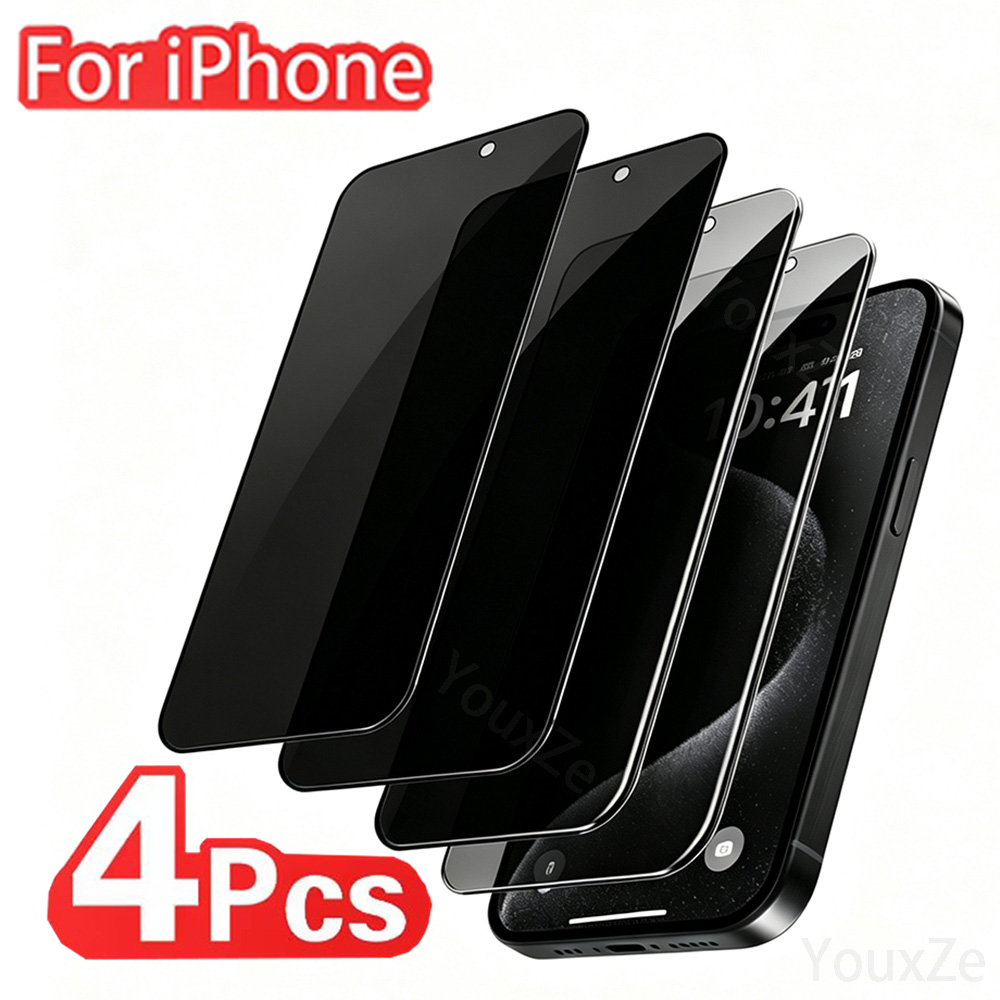 4Pcs Anti Spy Tempered Glass F - Anti Spy Privacy Glass Case review and price